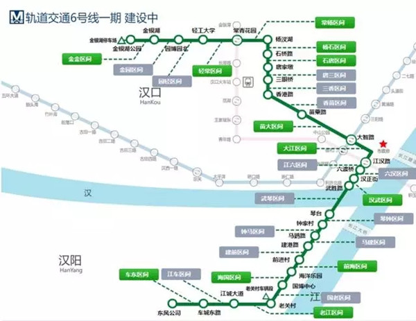 地铁6号线通车倒计时！武胜路站直达武汉普瑞眼科医院