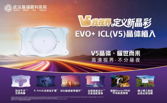 EVO+ ICL(V5)晶体正式应用临床 武汉普瑞眼科开启高清新时代