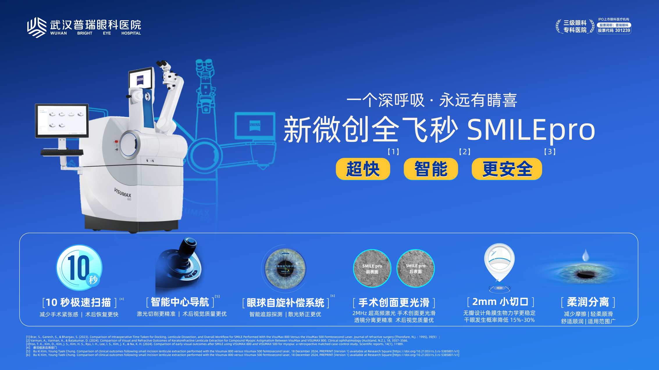 武汉普瑞眼科院长为留洋儿子选择全飞秒SMILE Pro摘镜